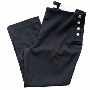 Crop Mid-Rise Slacks 8